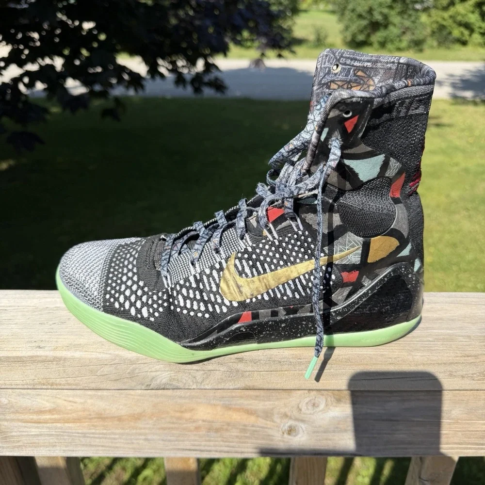 Nike Kobe 9 IX Elite Masterpiece 2014 Flyknit 630847-001 Men's Size 9.5 OG
